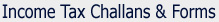Income Tax Challan & Form